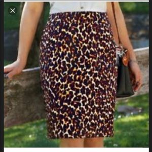 Merona Target Woman’s Skirt Knee length Cheetah